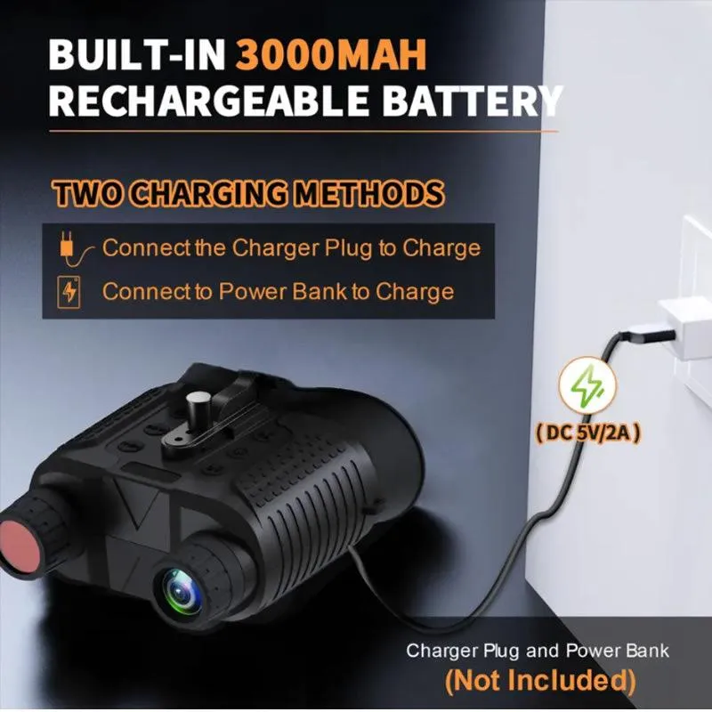 1080P Night Vision Nv Binocular Head Mount Camera Nv8160
