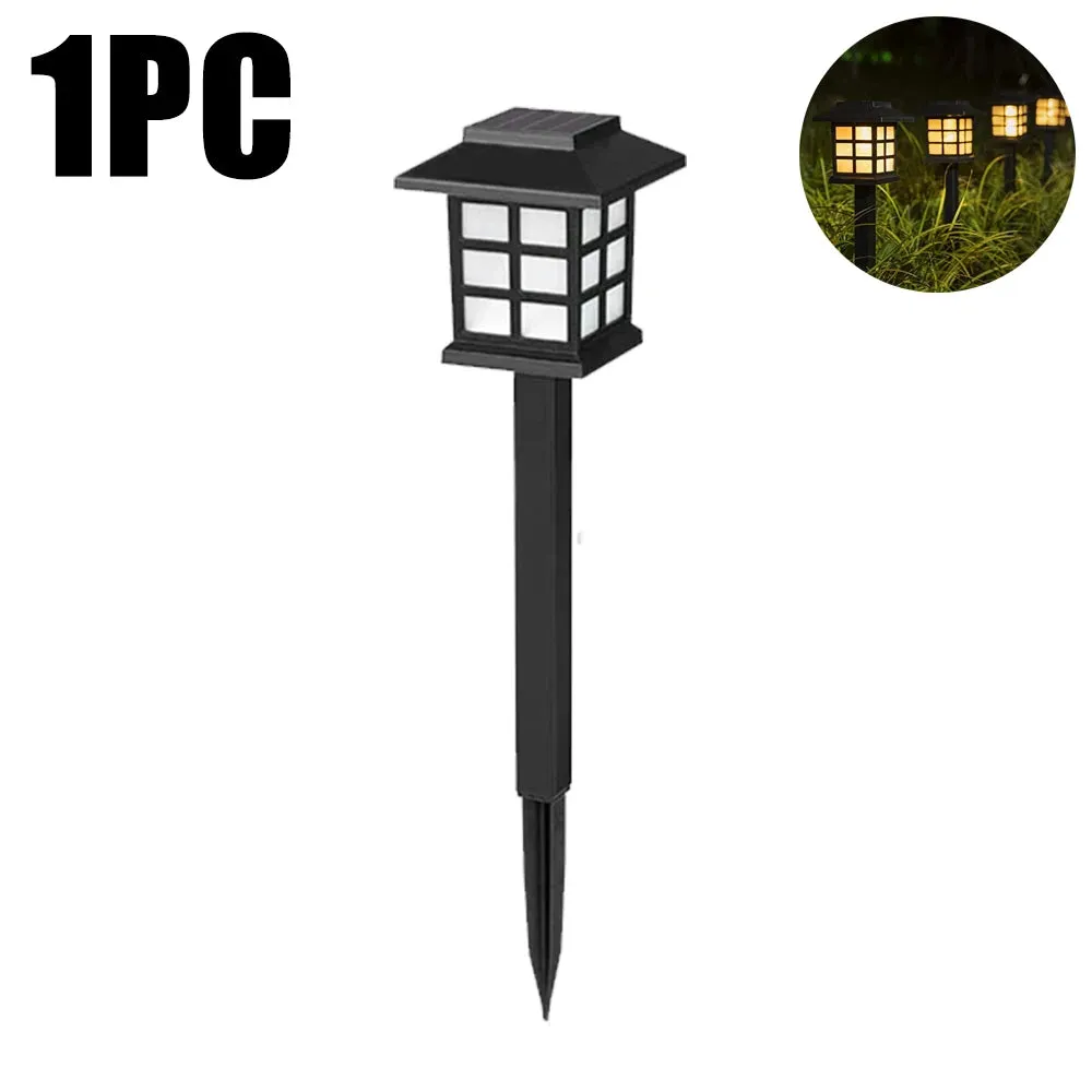 1/2/4pcs Led Lawn Lamp Solar Pathway Lights Landscape Waterproof Outdoor Yard Buried Decoration Night Lights Garden Floor Lamp
