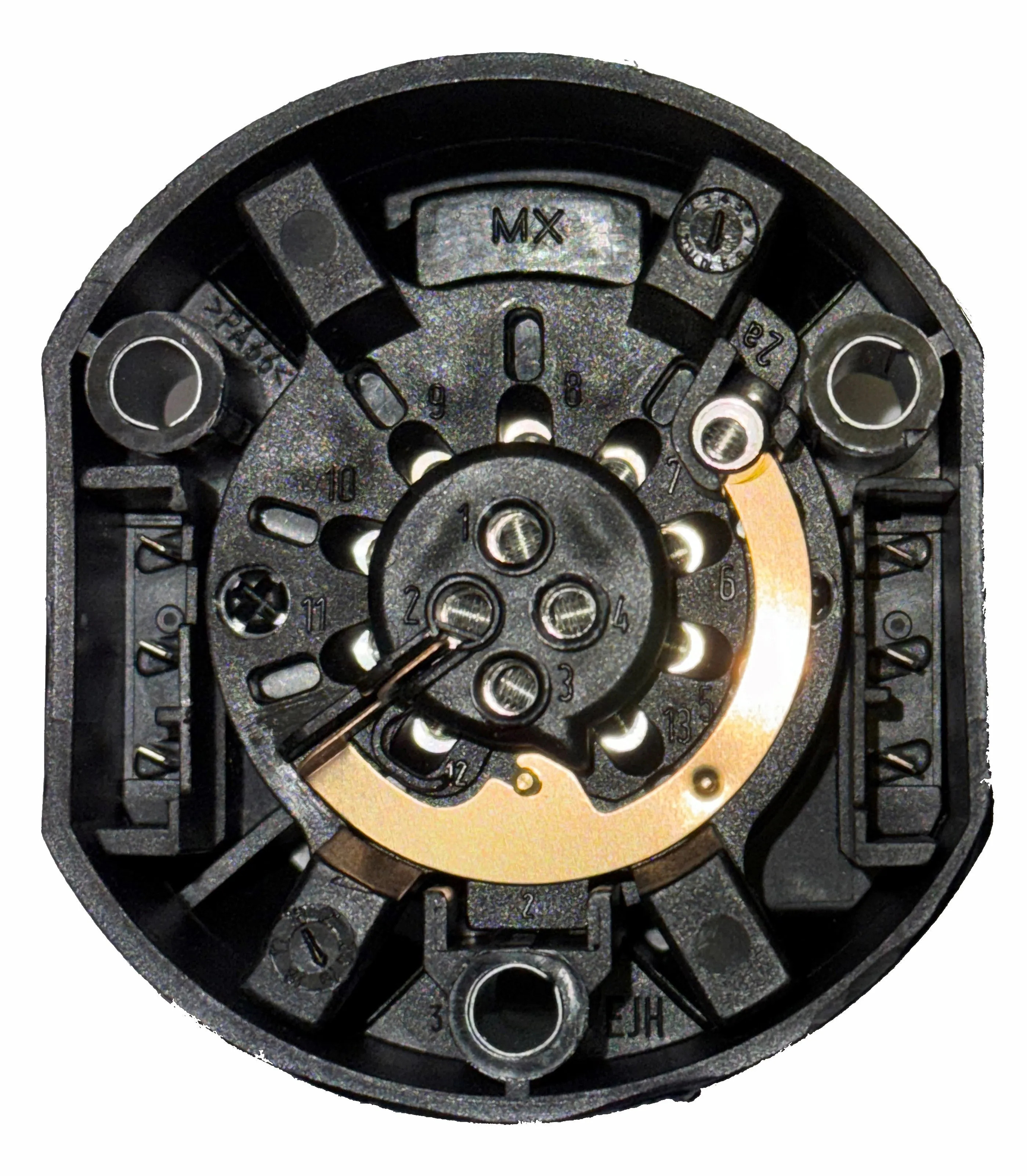 13 Pin Towbar Towing Electrical Socket with Micro-switch