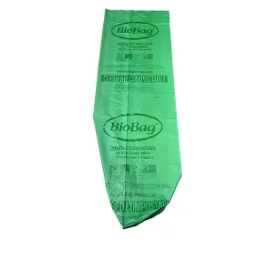 22" x 29" x 0.68 mil 13 Gallon Green Home-Compostable Plastic Trash Can Liners (280 Bags, 10 Bags/Roll, 28 Rolls/Case)