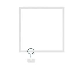 2x2 20/30/35 Watt Selectable 120-277V LED Control Ready Flat Panel 3500/4000/5000K