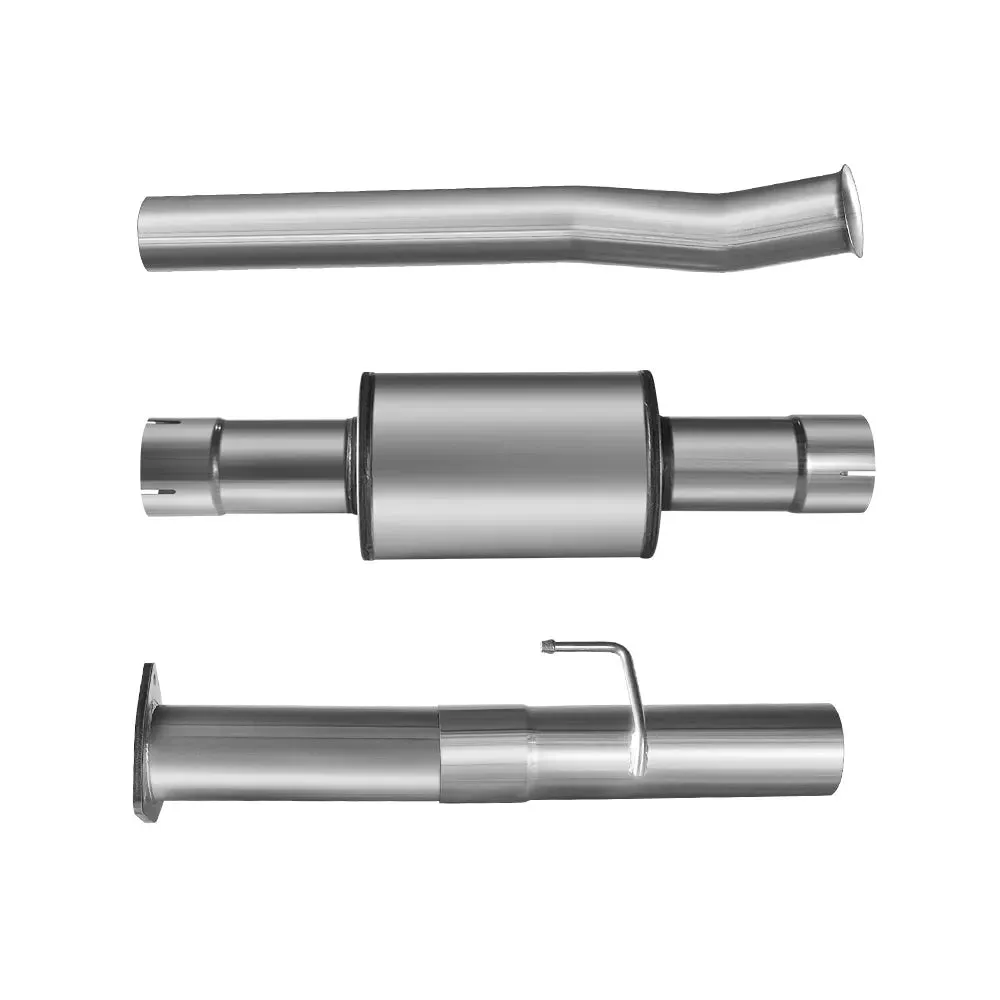 4.0/5.0 Inch 6.7 Powerstroke DPF Delete Race Pipe | Downpipe-Back Exhaust w/Muffler for 2011-2023 Ford F-250, F-350, F-450