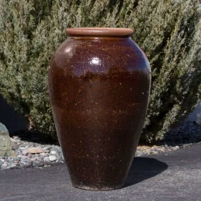41" Tuscany Vase "Crimson Brown" Water Fountain - Complete Kit - Blue Thumb