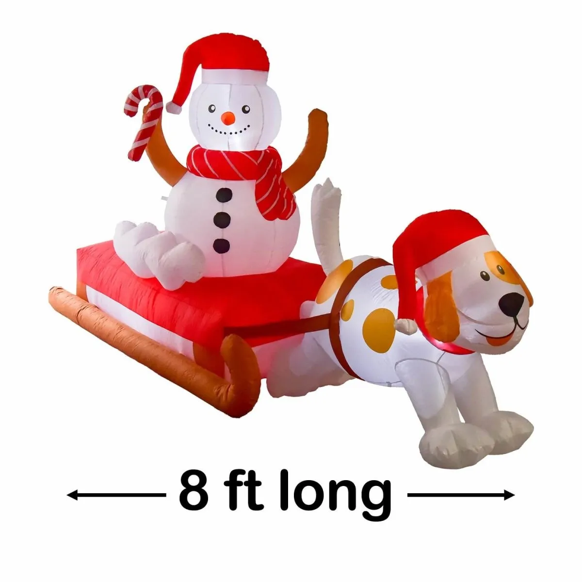 4.8' Ft Season's Sled Holiday Inflatable