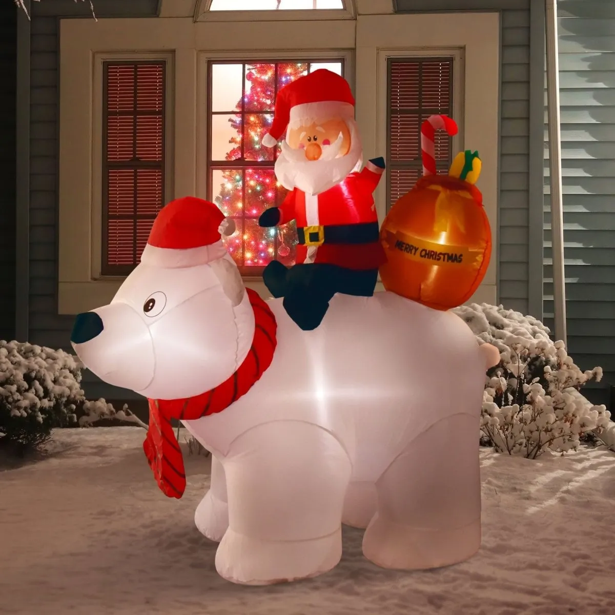 6' Ft Bearing Gifts Holiday Inflatable