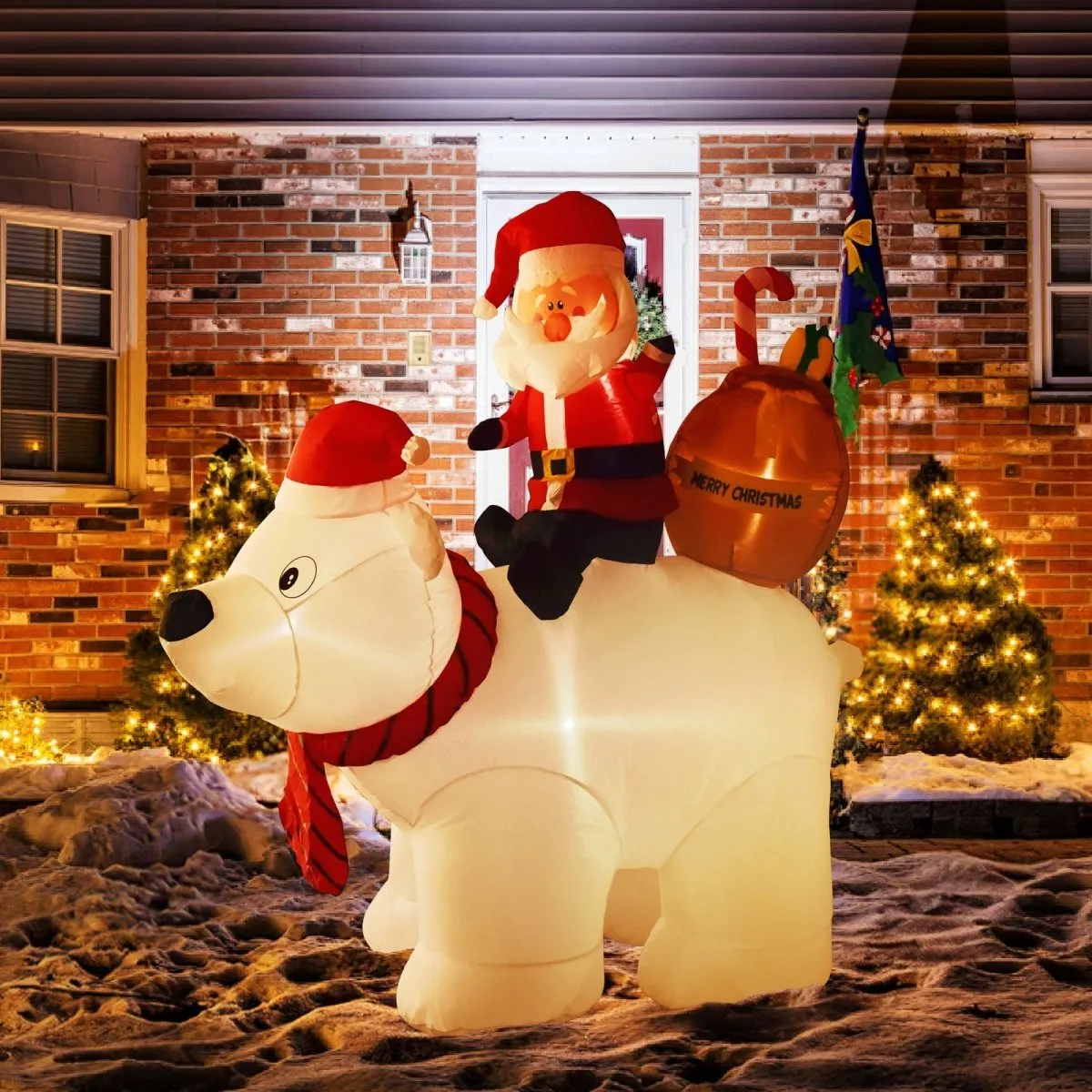 6' Ft Bearing Gifts Holiday Inflatable