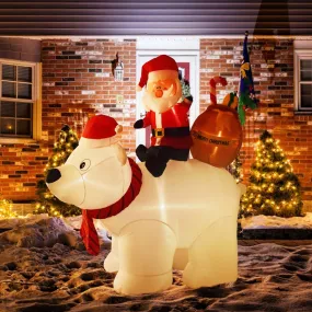 6' Ft Bearing Gifts Holiday Inflatable
