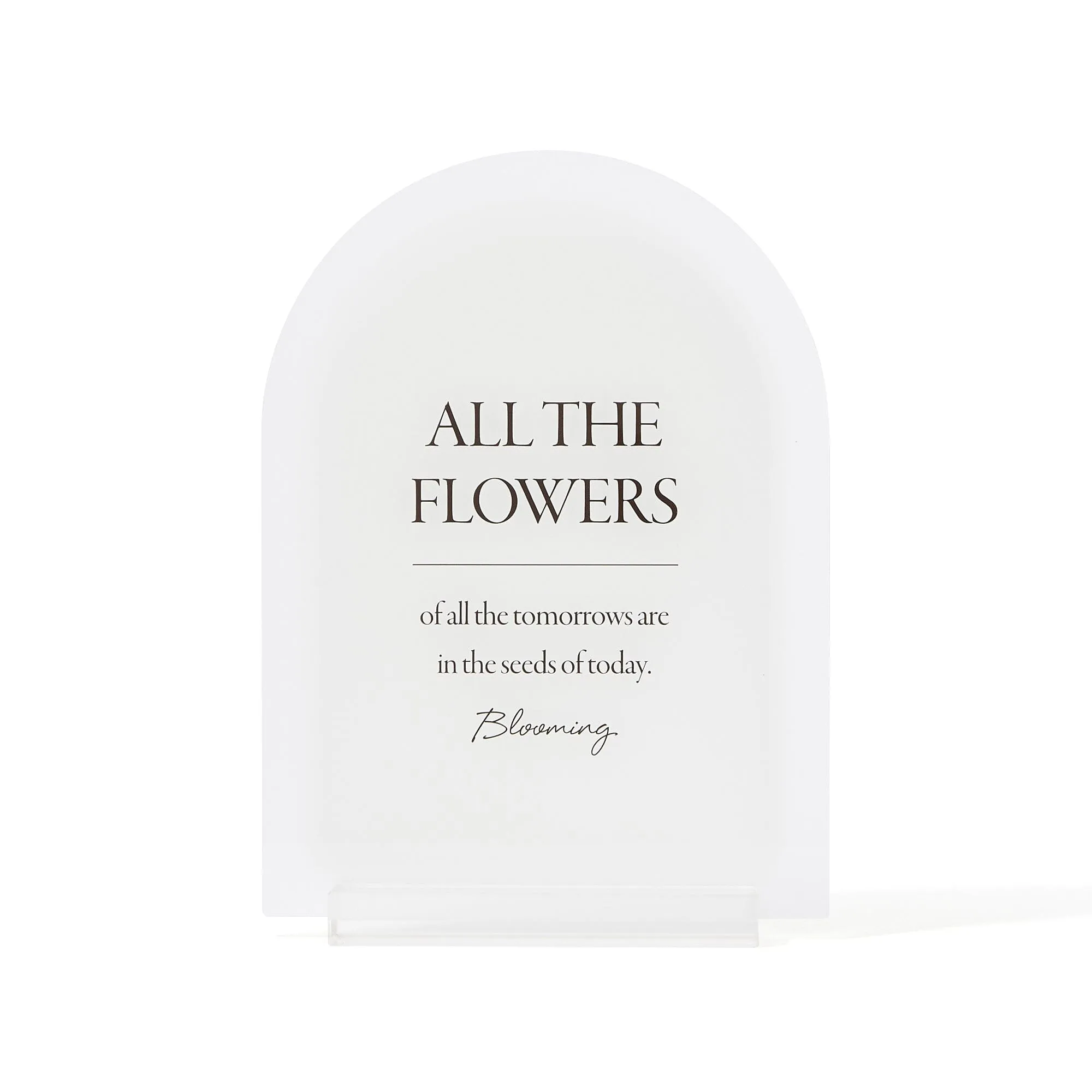 Acrylic Art Board S White
