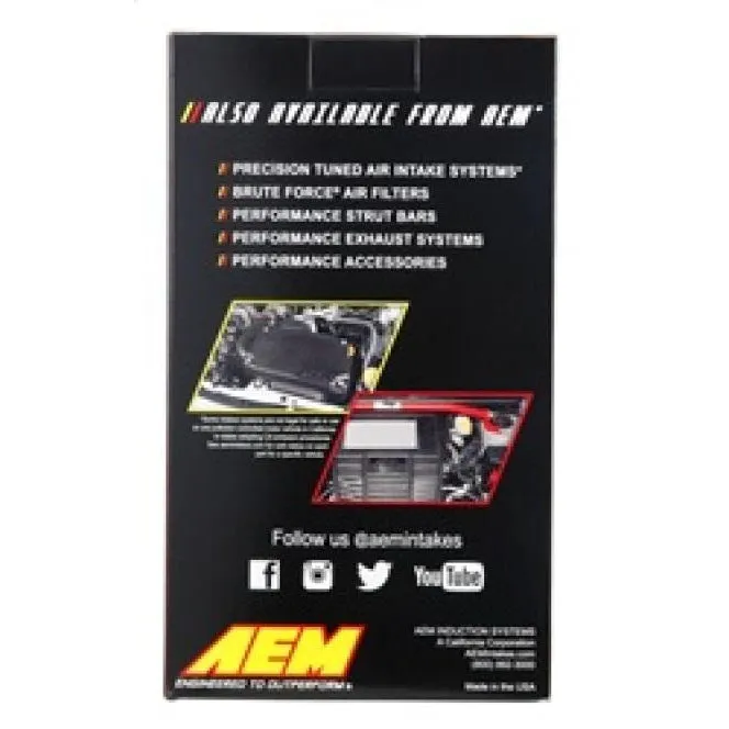 AEM Dryflow Air Filter for 07-16 Audi A4 1.8L TFSI