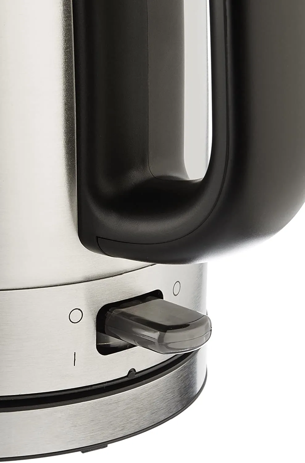 AmazonBasics Stainless Steel Portable Fast, Electric Hot Water Kettle for Tea and Coffee, 1 Liter, Silver