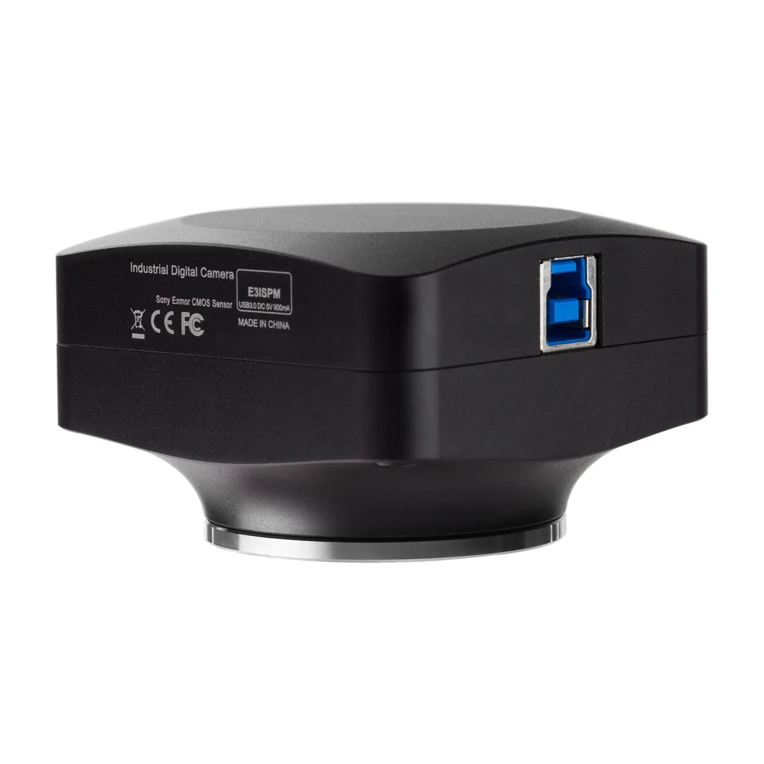 AmScope MU Series 6.3MP USB 3.0 High-speed Back-illuminated Color CMOS C-Mount Microscope Camera with Reduction Lens and Calibration Slide