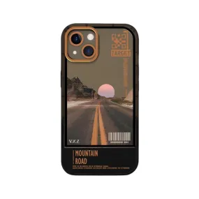 Anymob iPhone Mountain Road Invisible Wristband Bracket Phone Case Silicon Cover