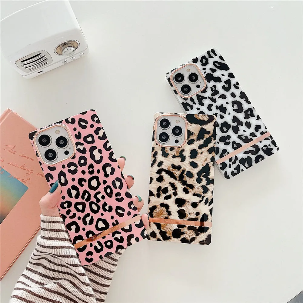 Anymob iPhone Zebra Electroplated Vintage Case Soft Silicone Shockproof Phone Cover