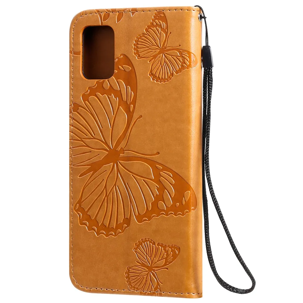 Anymob Samsung Blue Flip Leather Case Back Cover Wallet Phone Shell