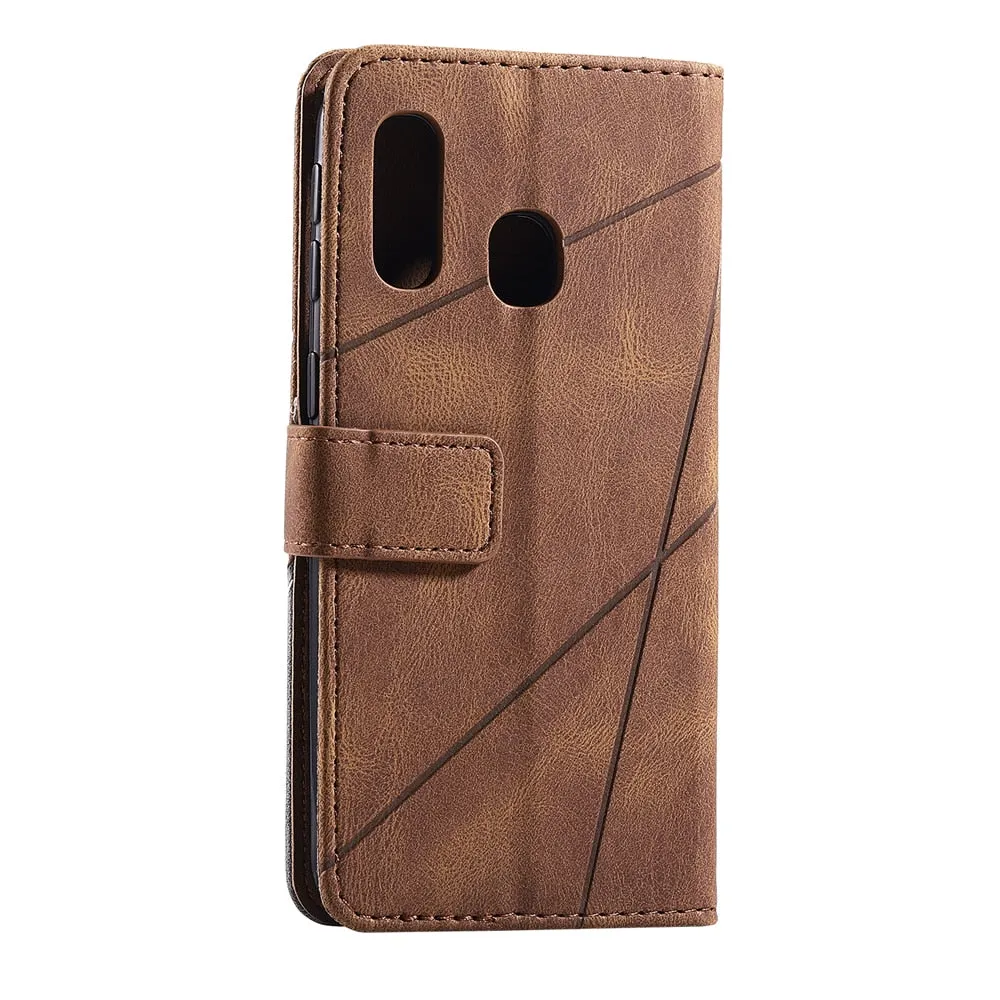 Anymob Samsung Blue Flip Wallet Leather Cases Phone Cover Protection