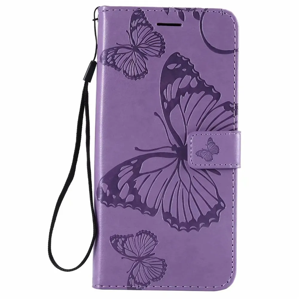 Anymob Samsung Dark Orange Flip Case Leather Wallet Phone Cover Protection