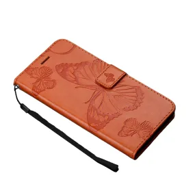 Anymob Samsung Dark Orange Flip Leather Case Back Cover Wallet Phone Shell