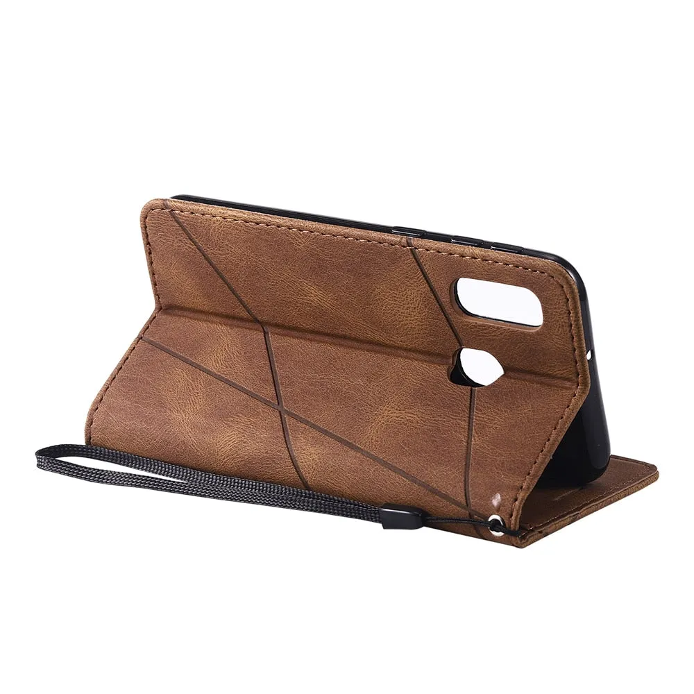 Anymob Samsung Green Flip Wallet Leather Cases Phone Cover Protection
