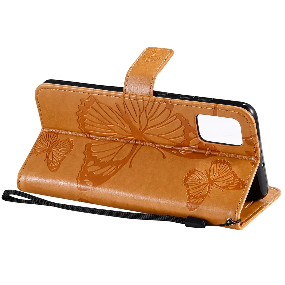 Anymob Samsung Mustard Flip Leather Case Back Cover Wallet Phone Shell