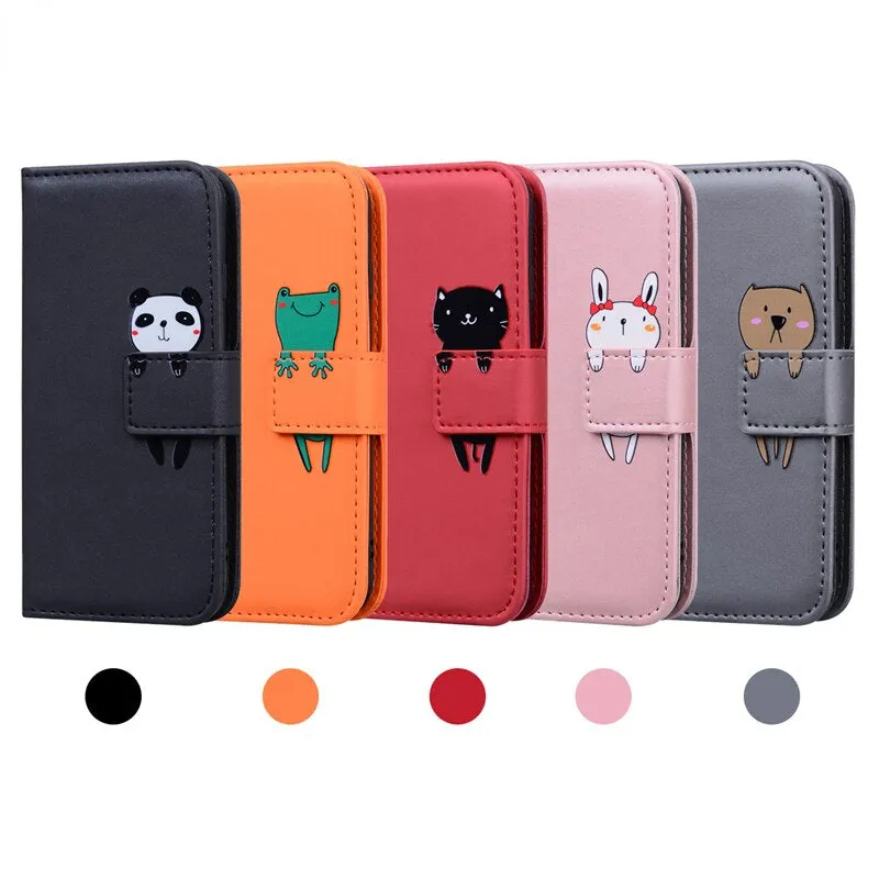 Anymob Samsung Orange Fog Phone Case Back Cover Leather Phone Protection