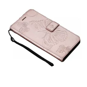 Anymob Samsung Peach Flip Leather Case Back Cover Wallet Phone Shell