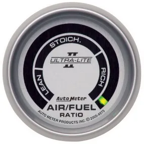 AutoMeter 4975 GAUGE; AIR/FUEL RATIO-NARROWBAND; 2 1/16in.; LEAN-RICH; LED ARRAY; ULTRA-LITE II