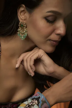 Azal Ear Studs 22 kt Gold Plated