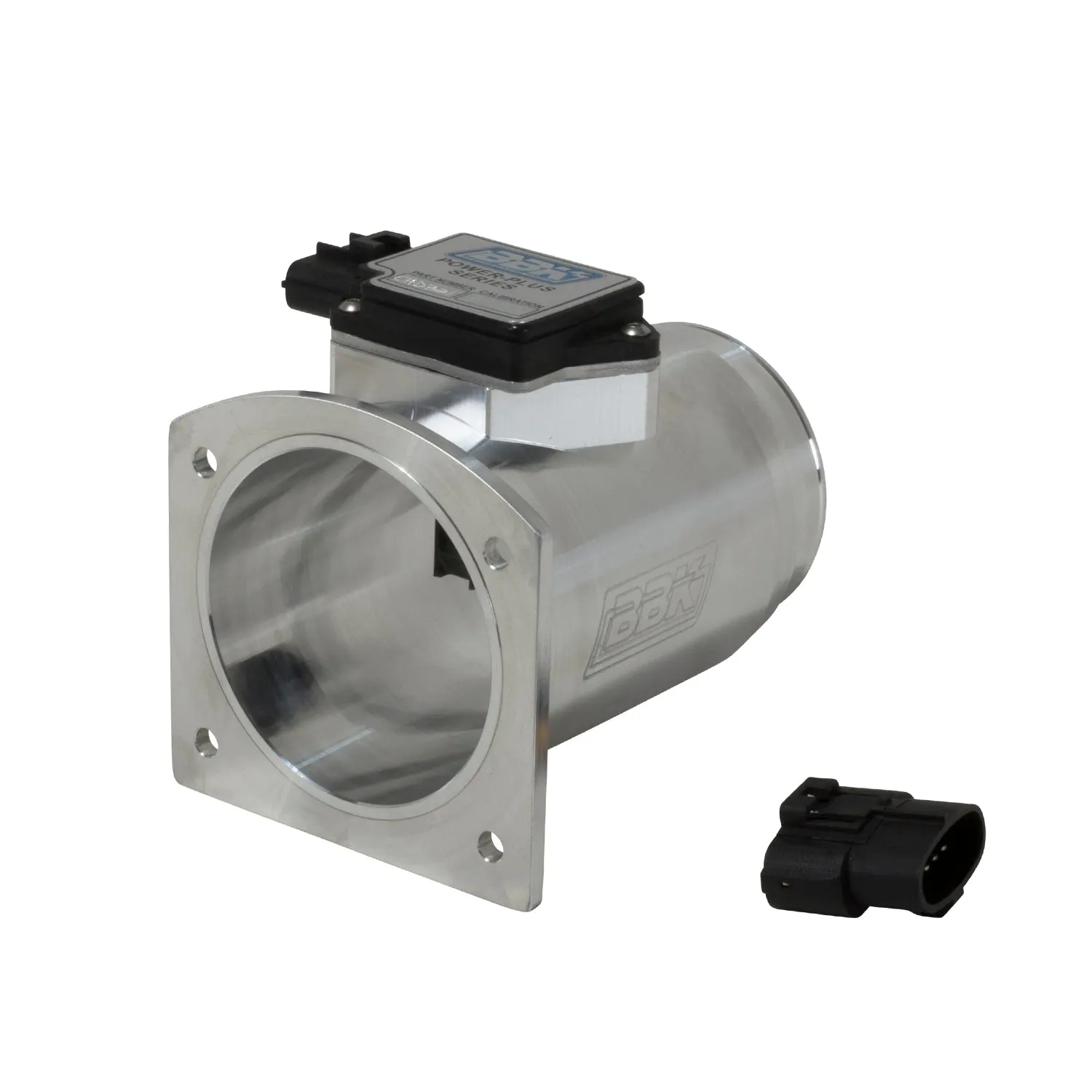 BBK Performance Parts 80085 1994-1995 MUSTANG 5.0 76MM CNC BILLET ALUMINUM MASS AIR METER 24LB CAC