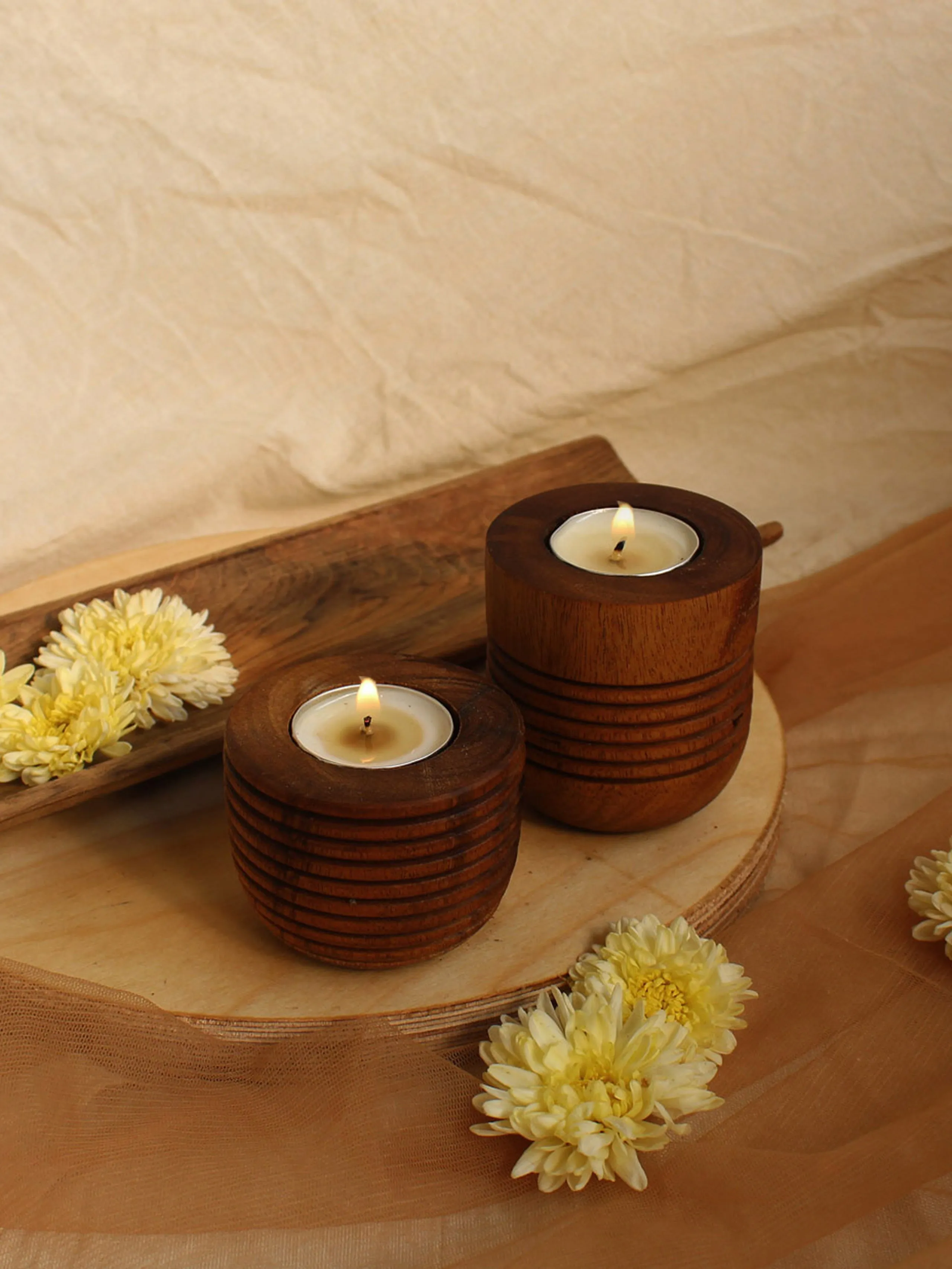 Bowl Tea-Lights (Set of 2)
