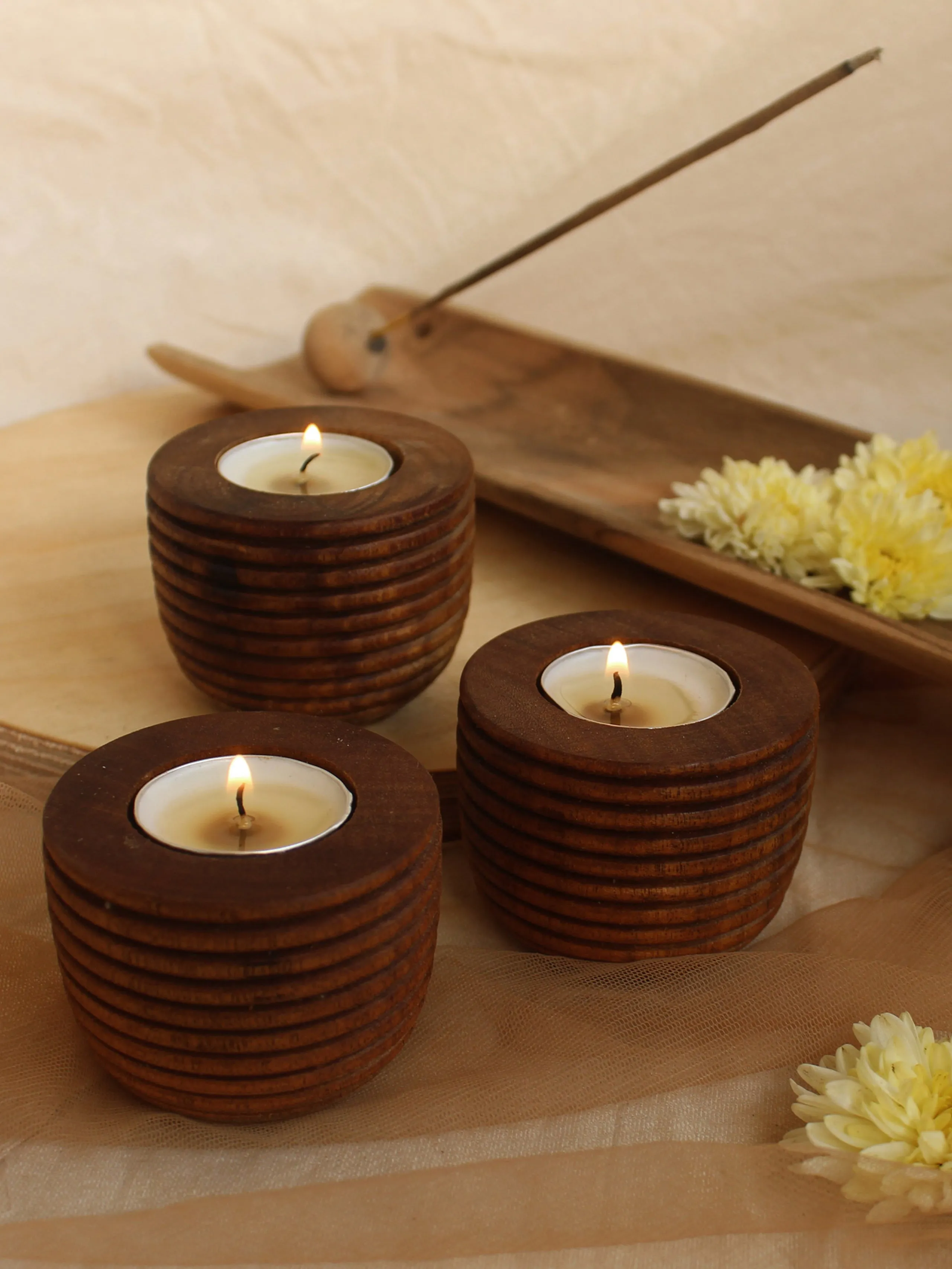 Bowl Tea-Lights (Set of 3)