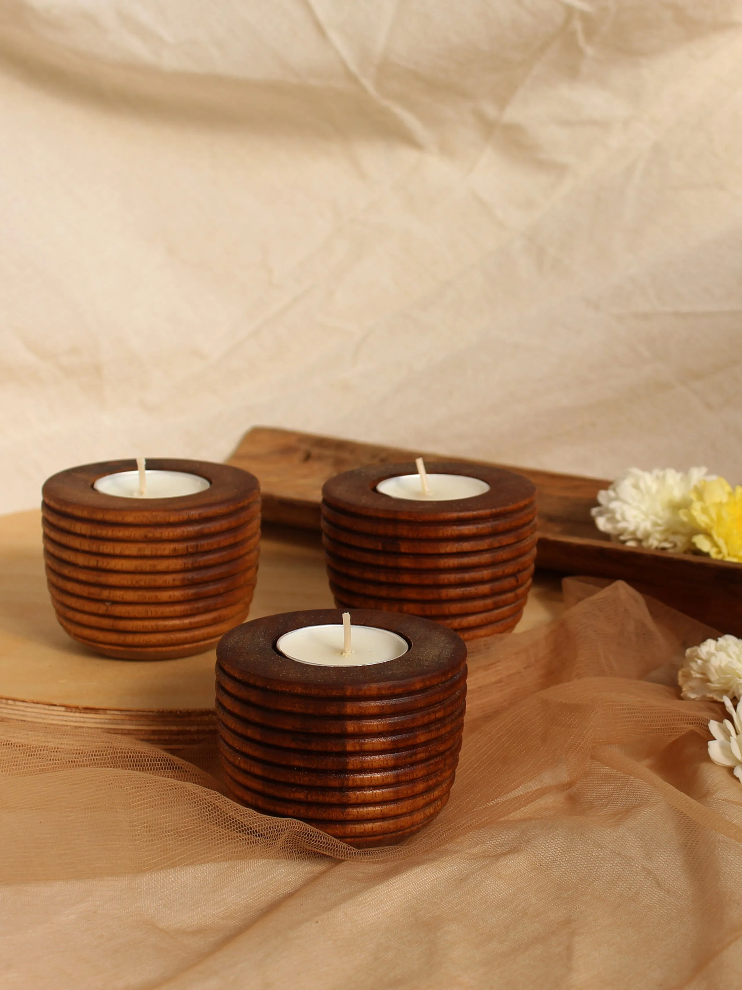 Bowl Tea-Lights (Set of 3)
