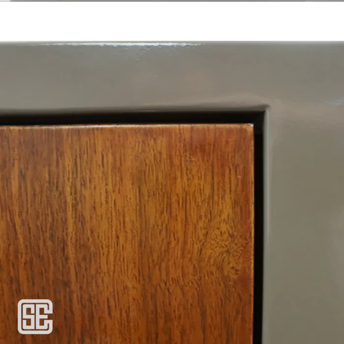 Bullet Resistant Interior Wood Door with Multiple Window Options