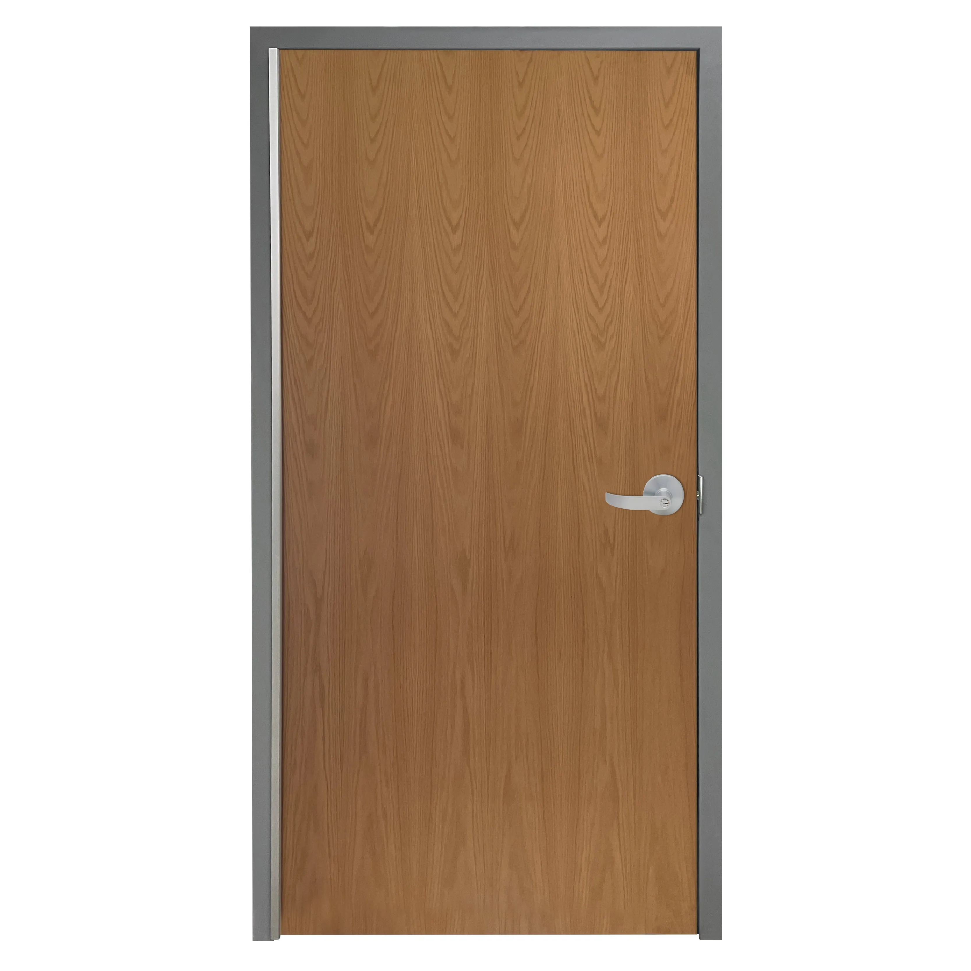 Bullet Resistant Interior Wood Door with Multiple Window Options