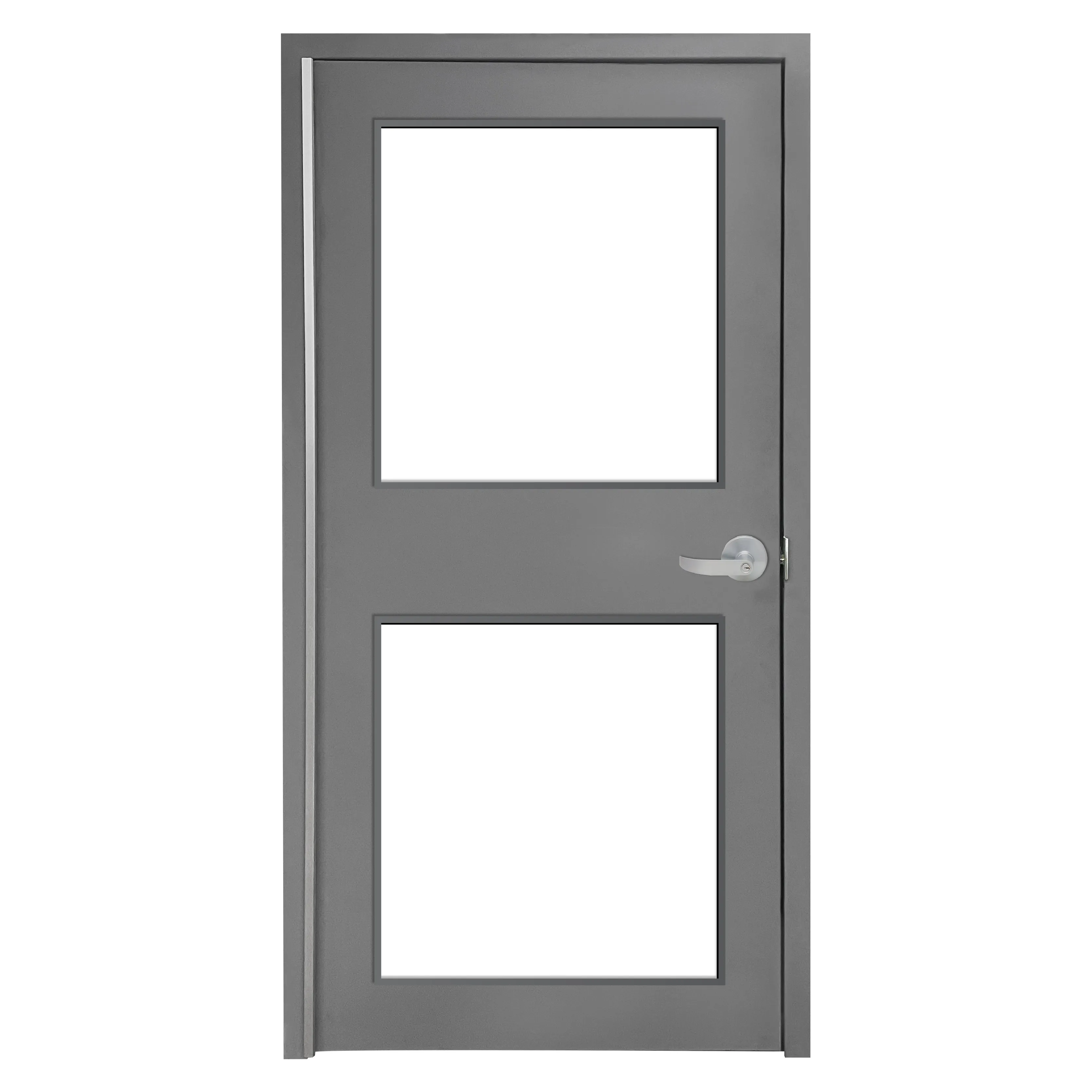Bullet Resistant Metal Interior Door with Multiple Window Options