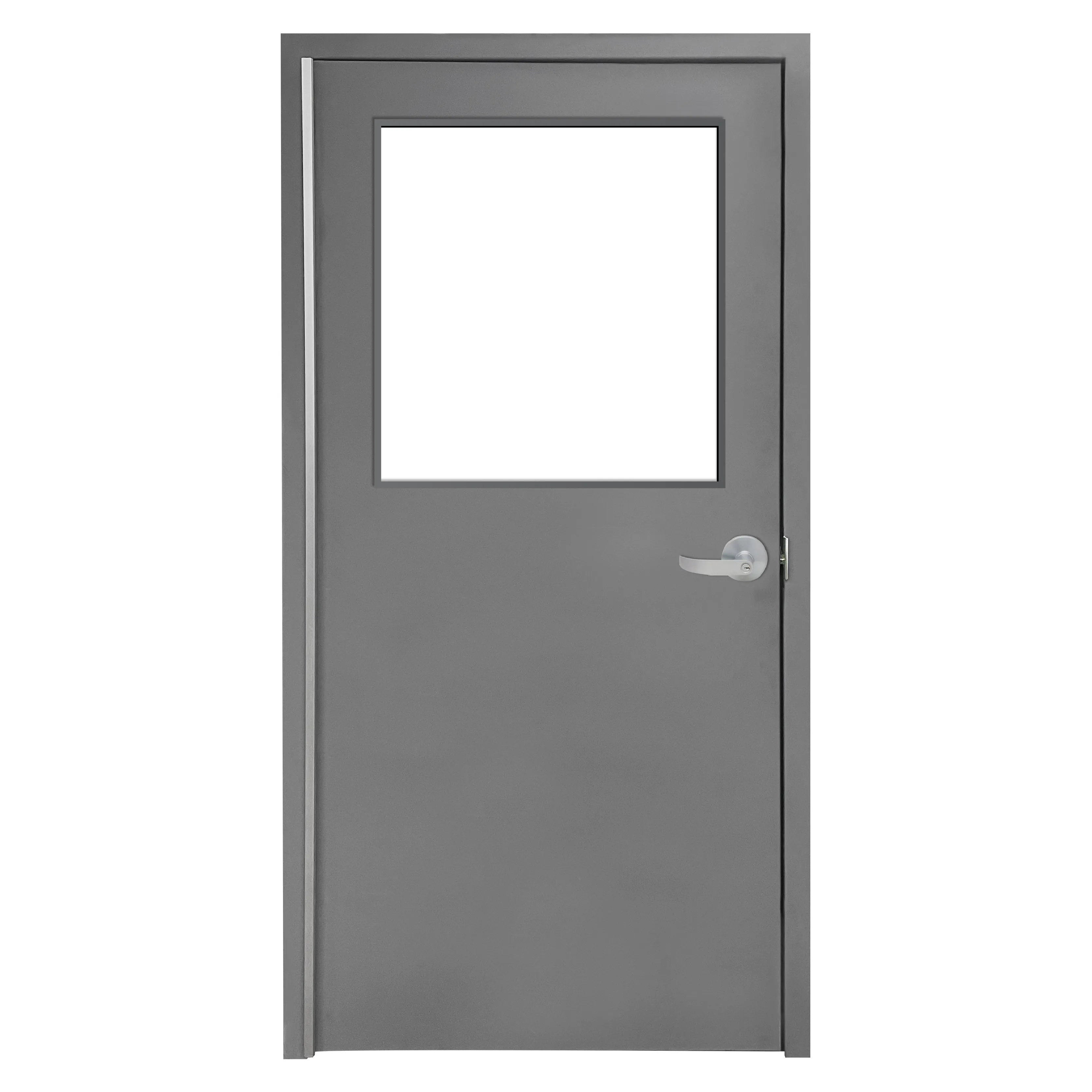 Bullet Resistant Metal Interior Door with Multiple Window Options