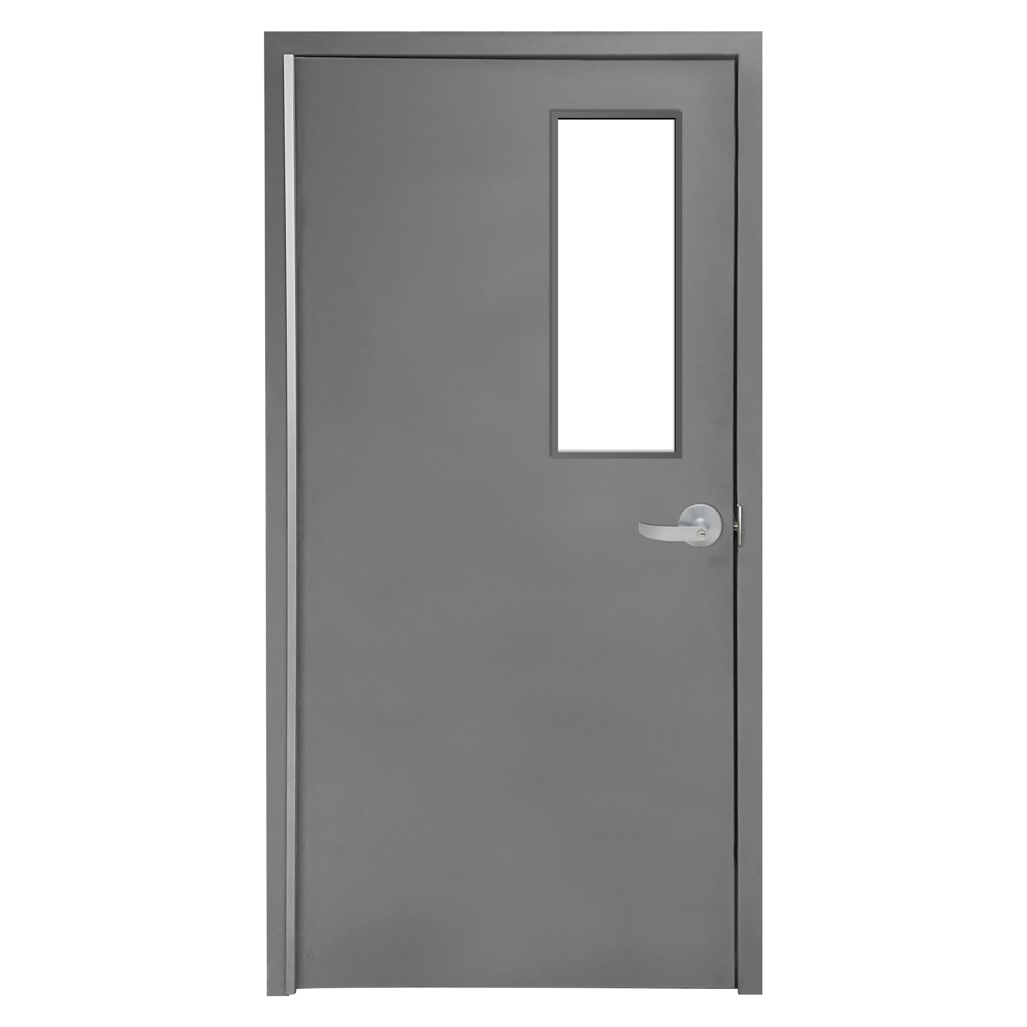 Bullet Resistant Metal Interior Door with Multiple Window Options