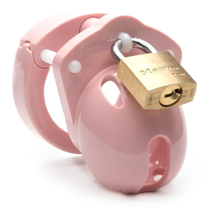 CB-X Mini Me 1¼” Chastity Cock Cage - Clear - Pink