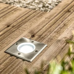 CGC Beta Square Inground GU10 Walkover Drive Way Recessed Floor Light Adjustable Angle