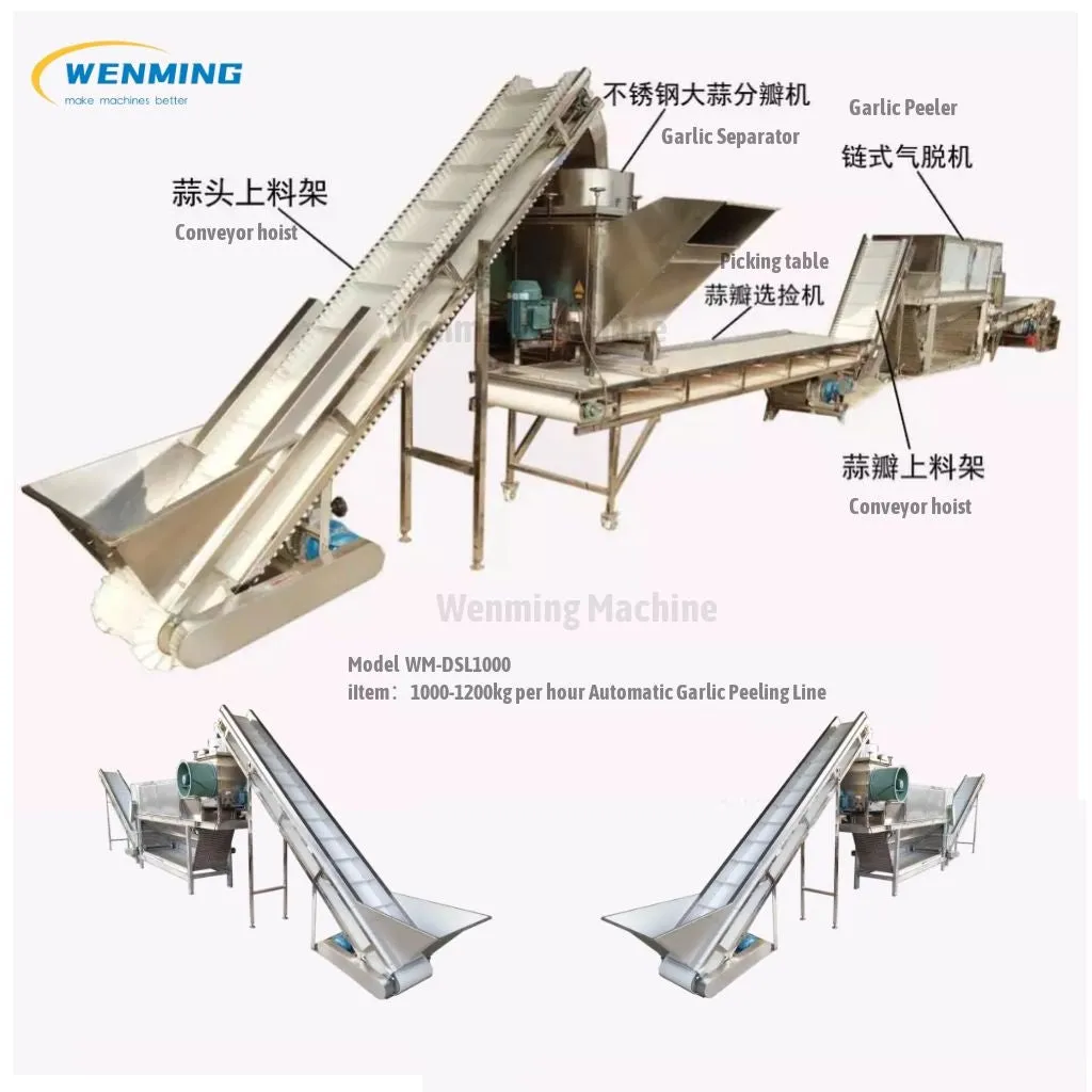 Commercial Garlic Peeler Machine Automatic Line