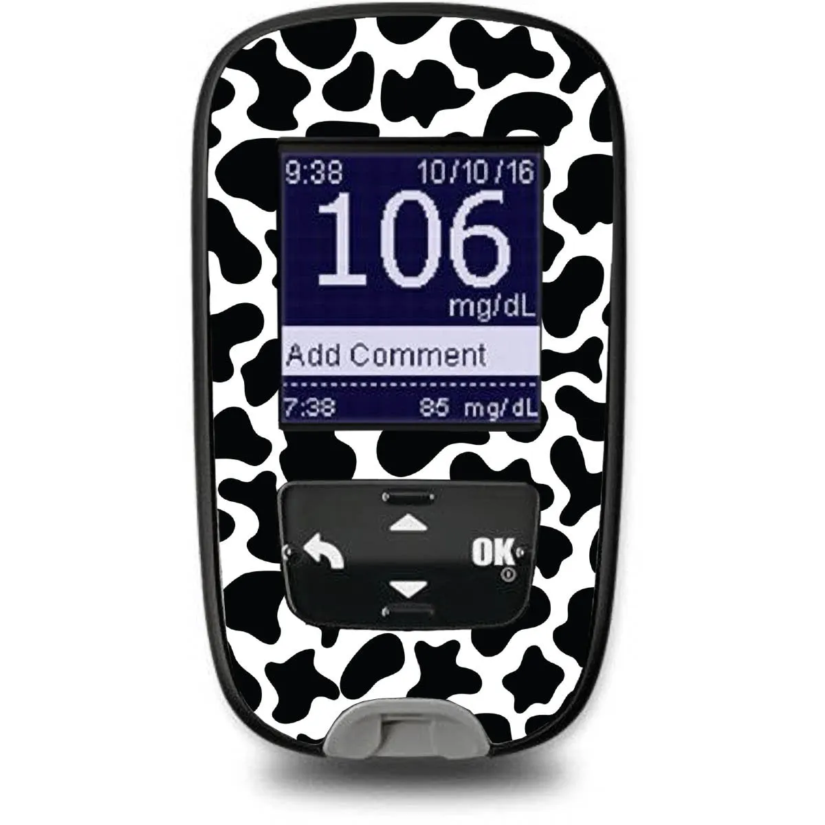 Cow Print Sticker for the Accu-Chek Guide Glucometer