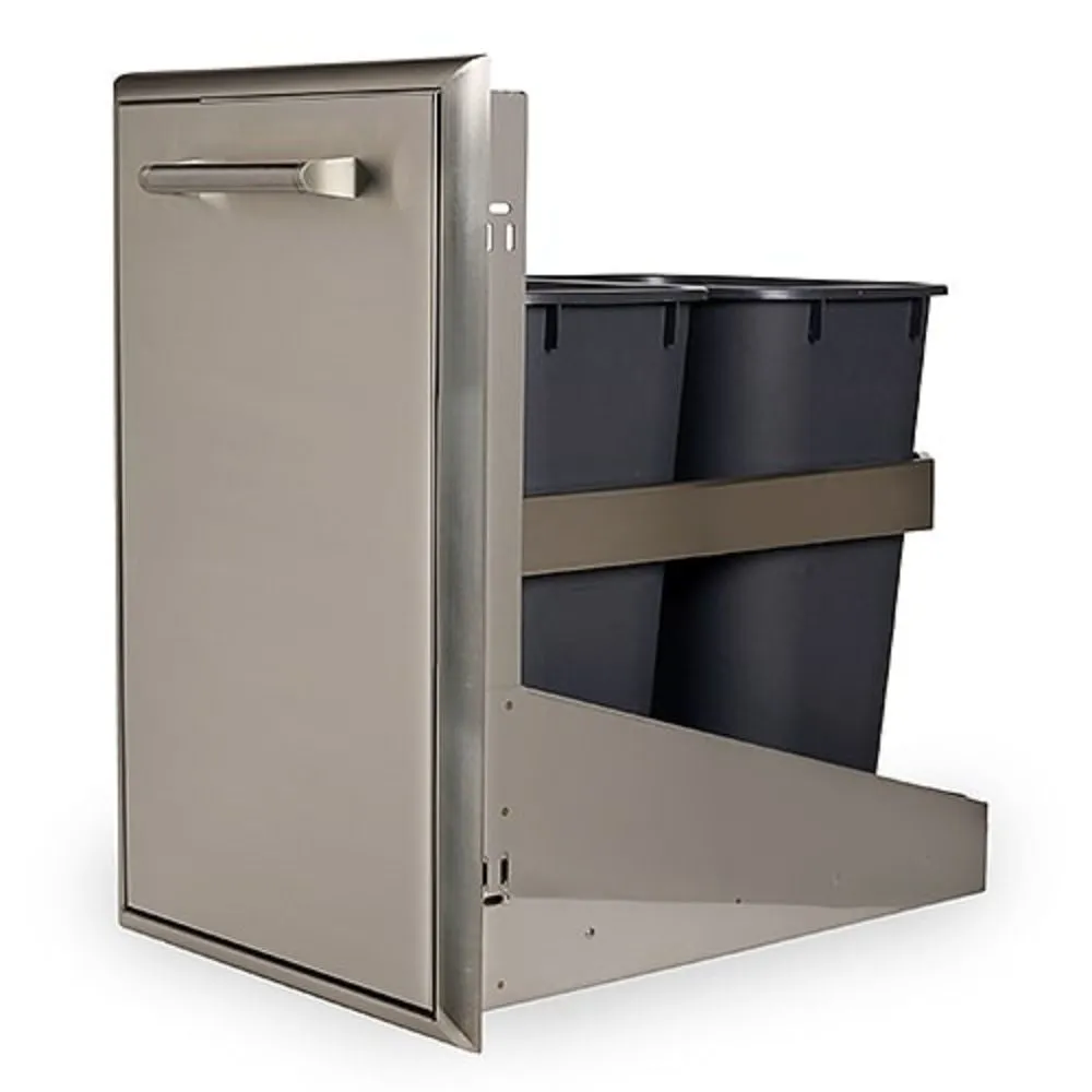 Coyote CFBTRC Front to Back Trash & Recycling Combo