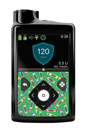 Crayons Sticker for Medtronic MiniMed 770G & 780G