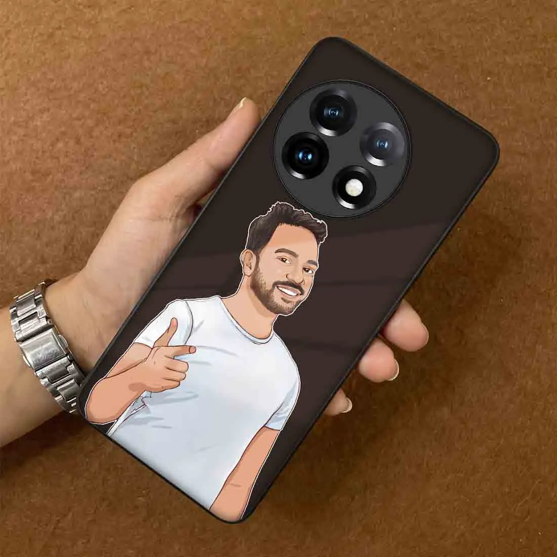 Customized Oneplus 11 Mobile Cover with Image One Plus Back Cover - Cartoonize Photo