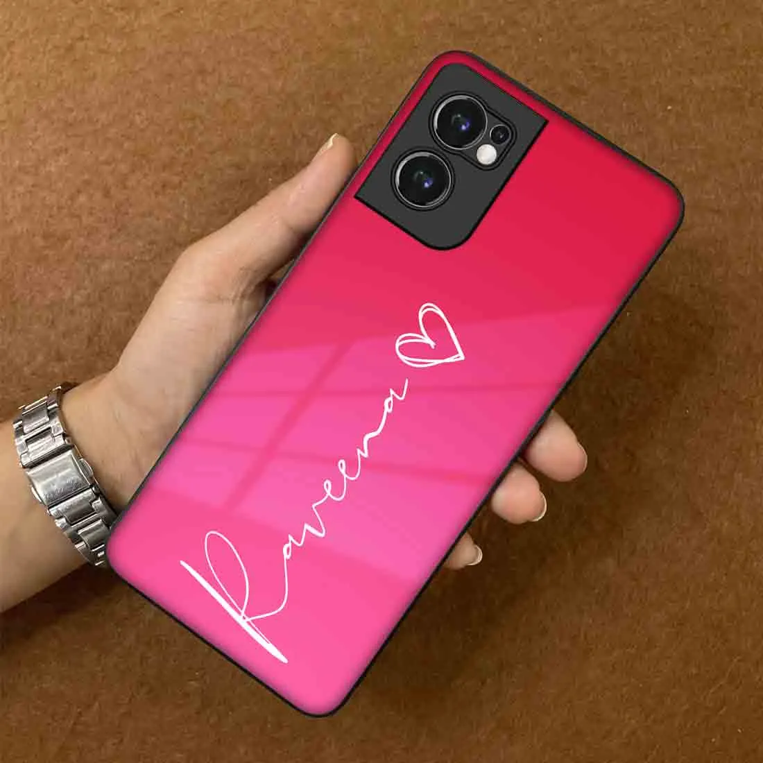Customized Oneplus CE2 Back Cover with Signature Calligraphy Name