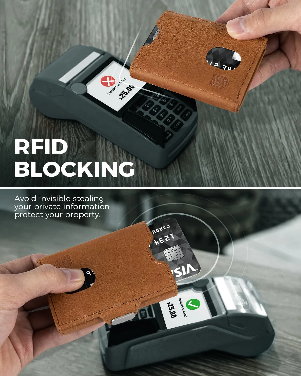 DDS II - Premium Leather Airtag Wallet
