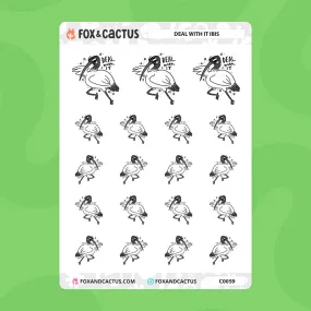 Deal With It Ibis Stickers