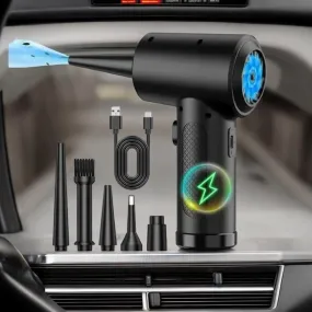 Deep Cleaning Cordless Compressed Air Duster with LED Light