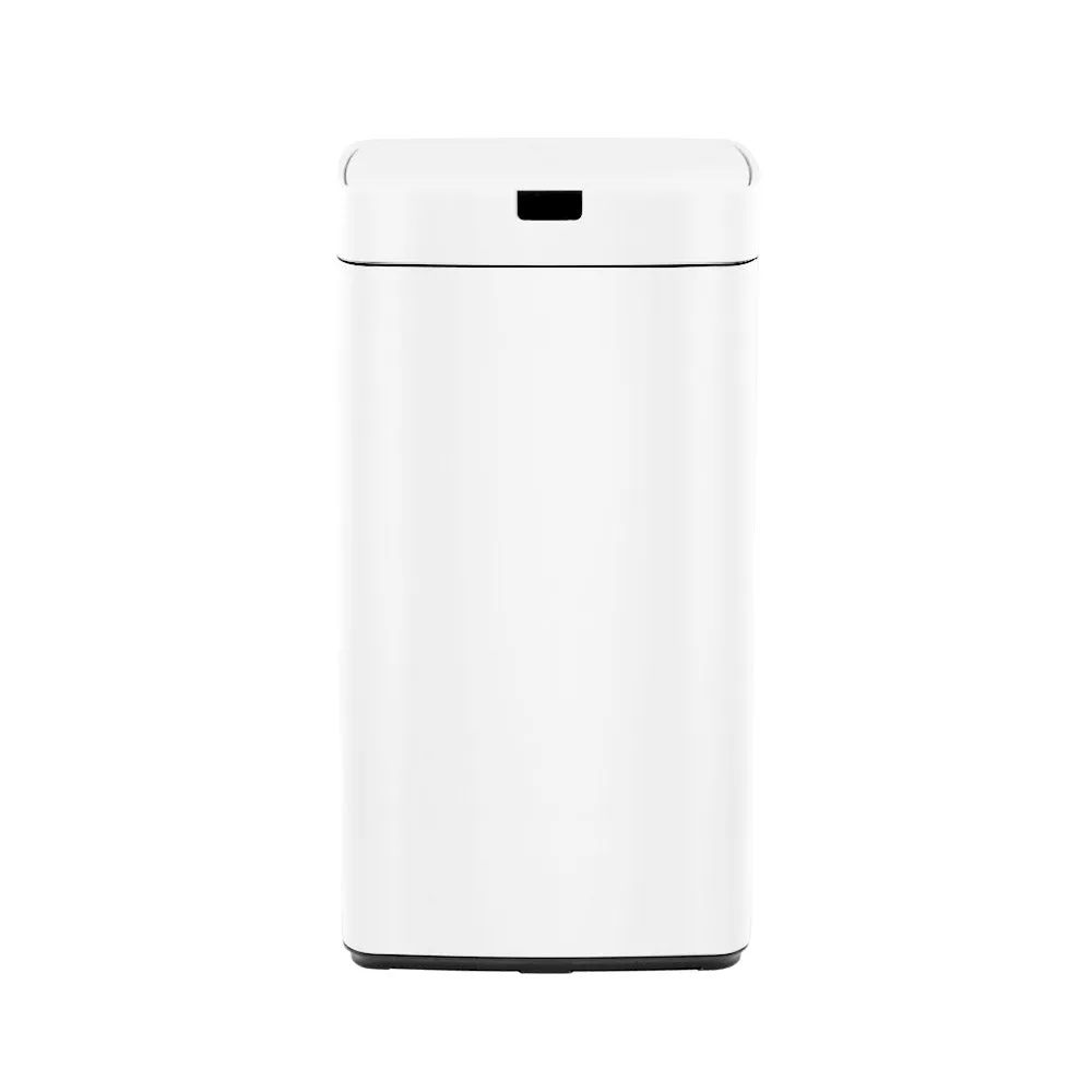 Devanti 45L Sensor Bin White