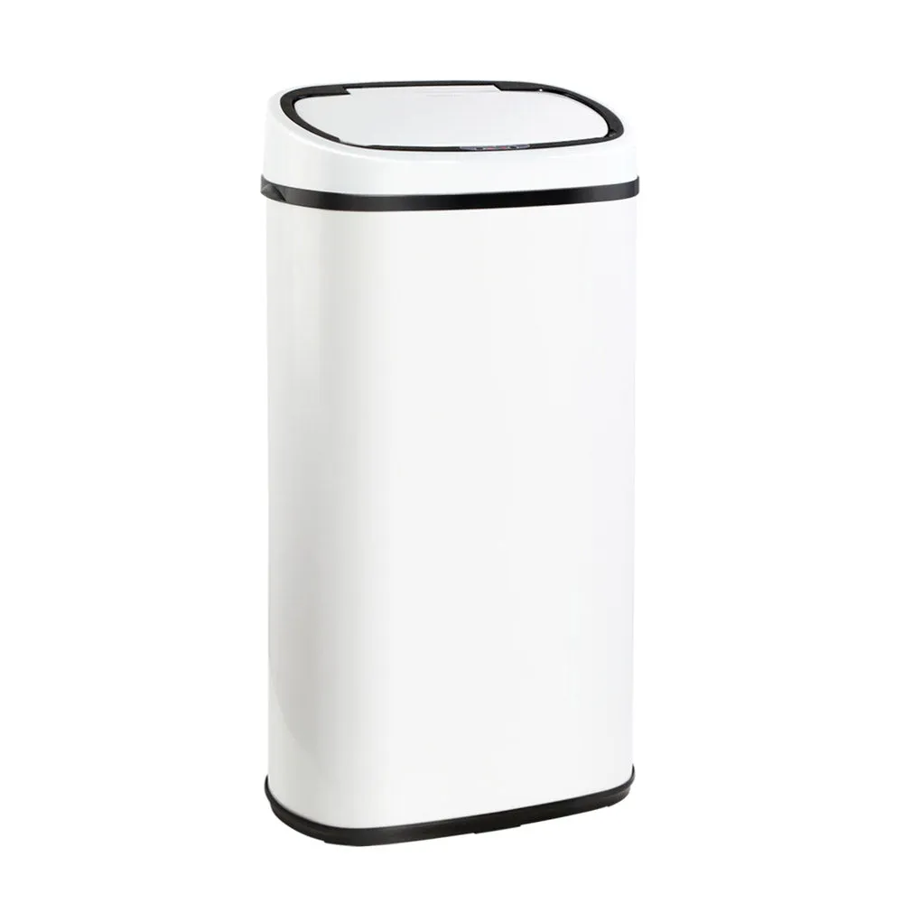 Devanti 58L Sensor Bin White