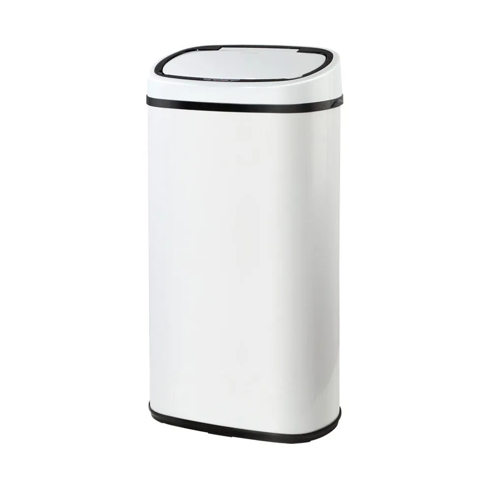 Devanti 58L Sensor Bin White